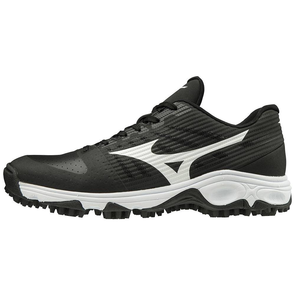 Scarpe Baseball Mizuno Ambition All Surface Basse Turf Uomo - Nere/Bianche - 26831-IQXC